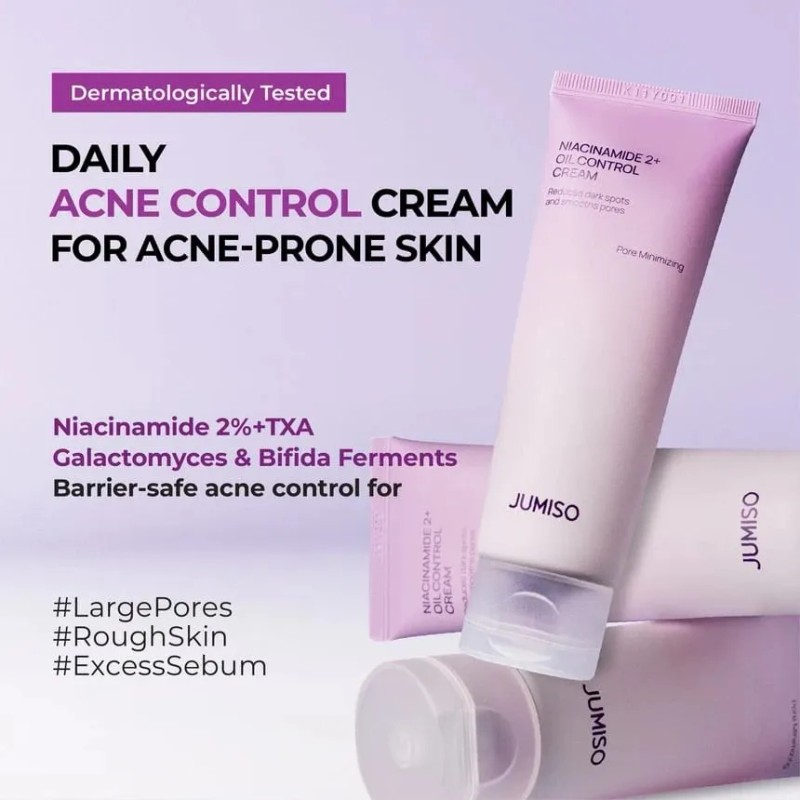 Jumiso Niacinamide 2+ Oil Control Cream 80ml Grasa Día/noche