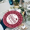 Graduation Paper Plates Congrats Grad Round Disposable Tableware 7 Inch