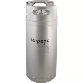 Torpedo Slimline Torpedo Ball LockStackable Corny Kegs 1.5,2.5,5 Gallon Available - 5 Gallon