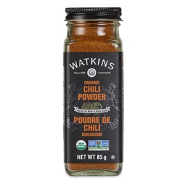Watkins Gourmet Organic Spice Jar, Chili Powder, Non-GMO, Kosher, 85 g