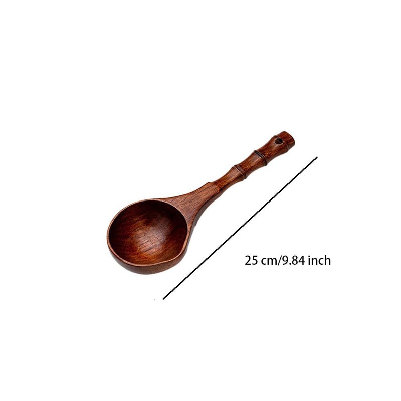 Wooden Scoop Ladle for Kitchen, Bath Salt Scoop Wooden Kitchen