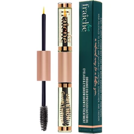 Organic Castor Oil for Lashes and Brows - Cold-Pressed Eyelash and Eyebrow Growth Serum with Mascara Tube - Natural Castor Oil Eyebrow Enhancer and Lash Conditioning Serum