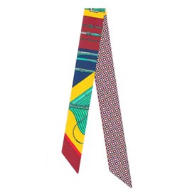 COtheSumay 100% Mulberry Silk Scarf for Handbags,Bags, and Purses,2"x35" Hair Ribbon Skinny Neck Scarves for Women