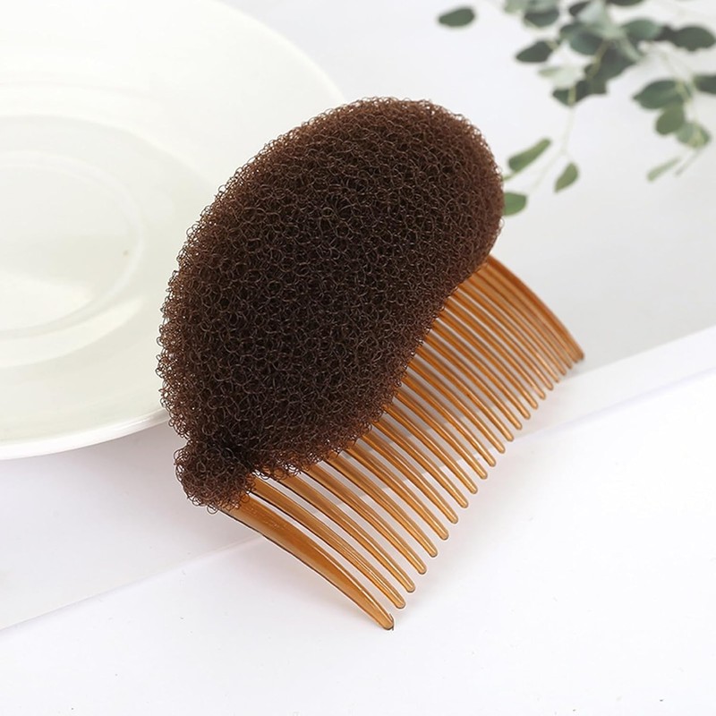 Juroicessry 2 Pcs Brown Hair Volumizer Clip Bump It Up