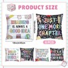 Tranqun 6 Pcs Composition Notebook Classroom Pillow Covers 18 x