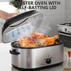 SUNVIVIPRO Roaster Oven 28 Quart, Electric Turkey Roaster with Self-Basting