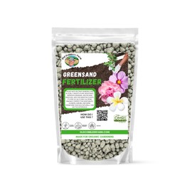 Organic Greensand Fertilizer for Soil Amendments - Premium Green Sand Fertilizer for Organic Vegetable Gardens, Plant Nutrients for Indoor - Greensand Soil Amendment 5 lbs. by Old Cobblers Farm