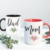 CINHOLL New Parents Gifts Mom and Dad Est 2025 Mugs