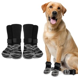 Dog Socks, Anti-Slip, Dog Socks, Prevents Licking Paws, Dog Socks, Dog Socks, Dog Socks, Pet Supplies, Nursing Care, Foot Cover, Pet, Velcro Included, Socks Not Easy to Slip Off, For Small and Medium