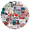 After London Stickers for Laptop (50 Pieces), Gift for Children,