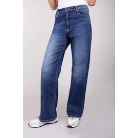 Blue Fire Co Judy Wide Leg High Rise, Stone Used