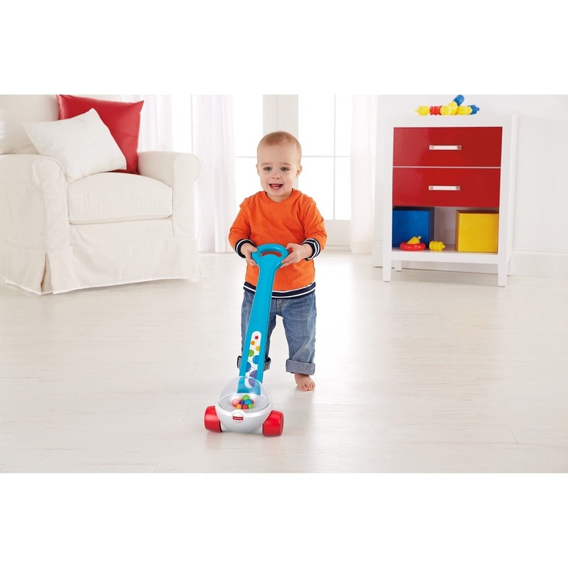 Fisher-Price Corn Popper Baby Toy, Blue, Toddler Push Toy with