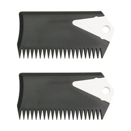 WHYHKJ 2pcs Surfboard Wax Comb with Fin Key for Water Sports Surfing Surfboards Bodyboard