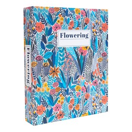 Kokonote Photo Album Slip-in Album 13 x 20 Flowering Photo Album 13 x 20 Photo Book for 200 Photos