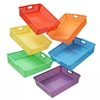 6 Pack Classroom Paper Basket, A4 Organizing Boho Trays for