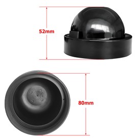JNNJ Pack of 2 Car Headlight Seal Covers, Rubber Seal, Dustproof Covers for LED Headlights, Truck Headlights, Rubber Cap Cover (80 x 52 mm)