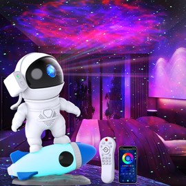 Star Projector,Astronaut Galaxy Projector Night Light with Remote,White Noise,Bluetooth Speaker,APP Control,Starry Nebula Ceiling LED Lamp for Bedroom,Christmas,Birthdays,Valentine's Day etc.
