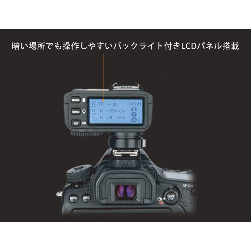 GODOX X2T Wireless Flash Trigger for Canon, TTL Compatible, 2.4