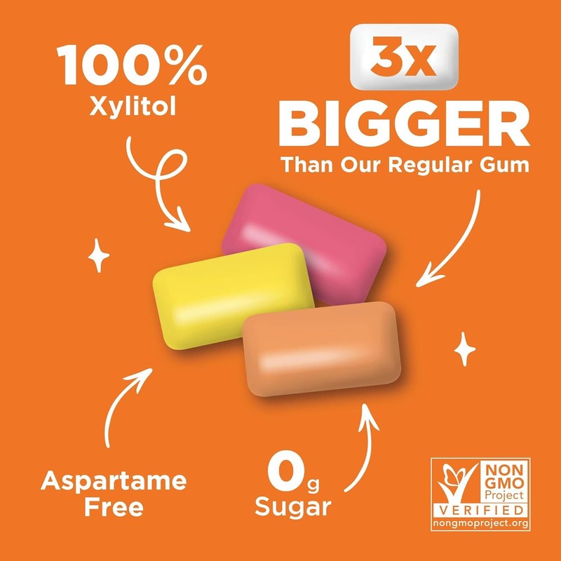 PUR Jumbo Gum | Aspartame Free Chewing Gum | 100%
