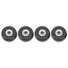 4PCS Suitcase Replacement Wheel PVC and Aluminum Alloy Silent Travel