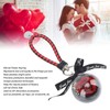 Eternal Flower Keyring Beautiful Rose Pendant Handmade Preserved Keychain for