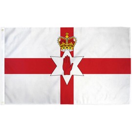 12X18 Northern Ireland Flag of Northern Ireland Northern Irish BOAT Flag 100D