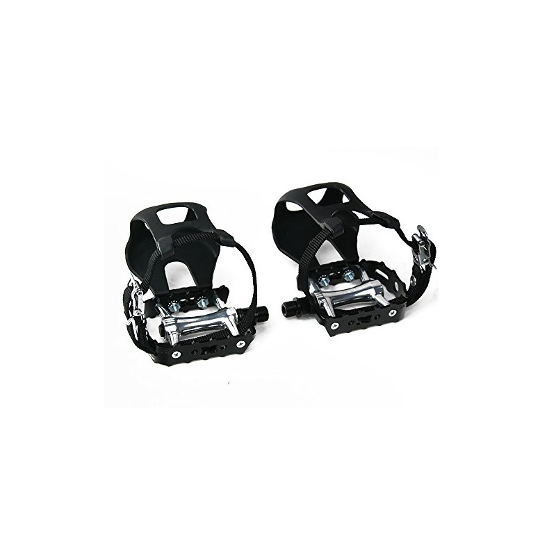 Bicycle Pedals with Pedal Hooks, Easy Running with Closed Ball