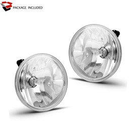 SPIEGEER Fog Lights Assembly for 2007 2008 2009 2010 2011 2012 2013 2014 Chevy Suburban/Tahoe, Replacement Kit for 2007-2013 Avalanche,2010-2013 Camaro,2015-2022 Colorado with Halogen Bulbs Clear Lens