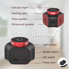 Mice Repellent Plug-ins, Rodent Squirrels Repellent Indoor Ultrasonic Pest Rodent Repeller Mouse Deterrent Rat Control for Home Attic Garage RV