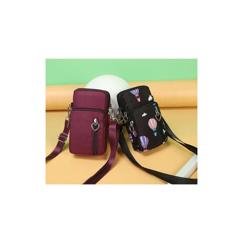 Bolso Bandolera para Mujer Mini de Tela Oxford para Celular