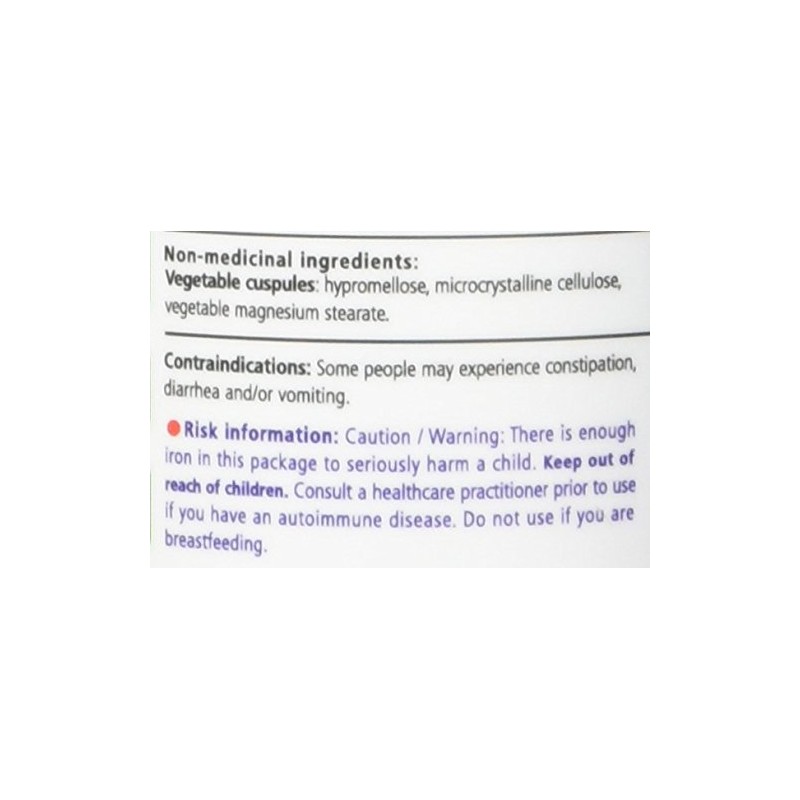 VITALITY VITALITY Power Iron + Organic Spirulina 60 Veg Capsules