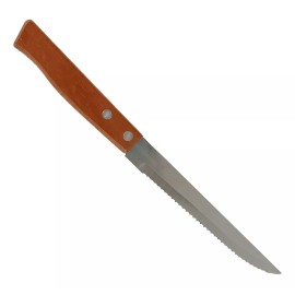 lio2 Cuchillo Steak Sierra Acero Inoxidable Mango De Madera 22cm