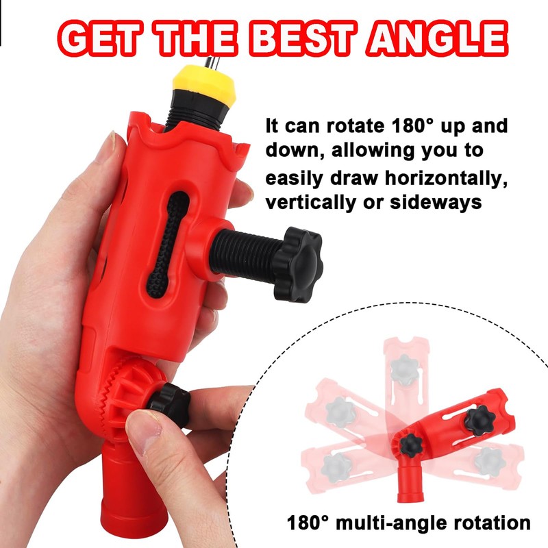 MAEZOE Multi-Angle Paint Brush Extender, Paint Edger Tool for High