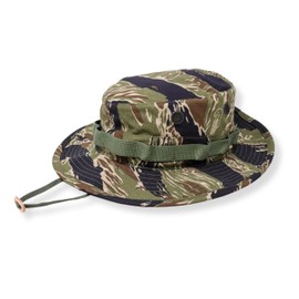 US Military Surplus GI Water Repellant Boonie Hat, Made in USA (US, Numeric, 7 3/4, Vietnam Tiger Stripe)