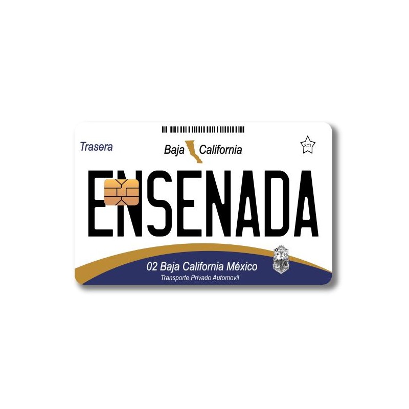 Card Skin - Mexico Placas (Mexican License Plate) Card Stickers