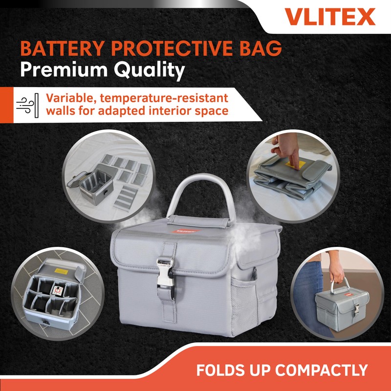 VLITEX Lithium Battery Storage Box L (Large) | Engineered in