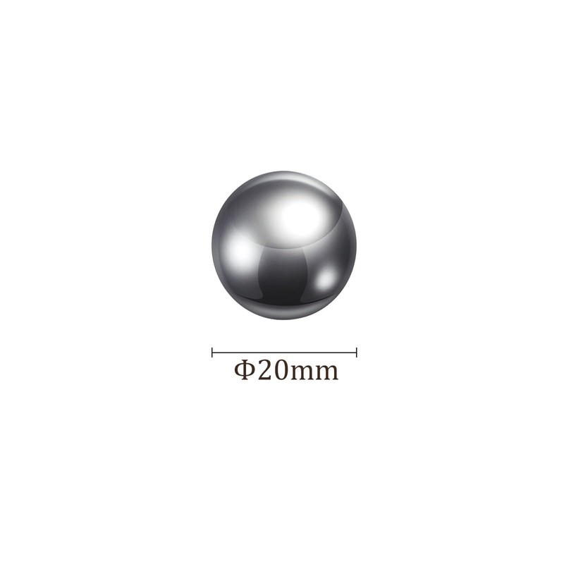 Kozelo 10pcs Precision Balls - [20mm] Carbon Steel for Bearings
