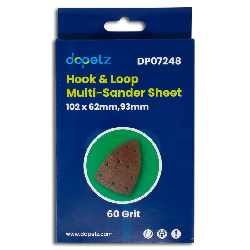 Dapetz ® Mouse Sanding Pads 10Pcs 102 x 62mm, 93mm