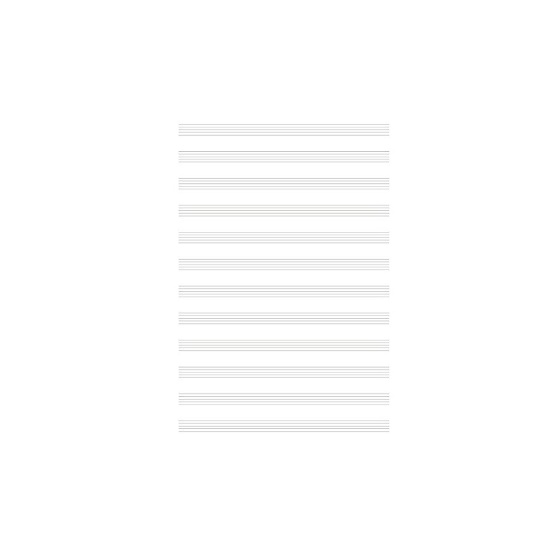 Music Manuscript Paper Sheet Music Note System