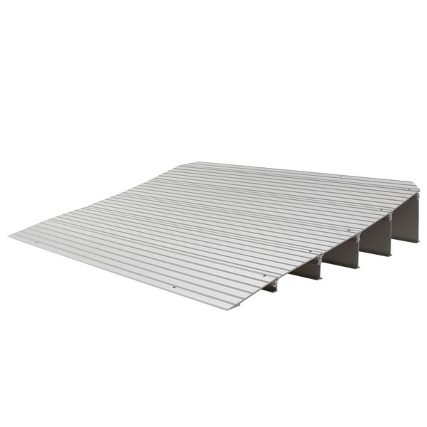 Silver Spring 5-1/4" High Aluminum Mobility Threshold Ramp for Wheelchairs, Scooters, and Power Chairs