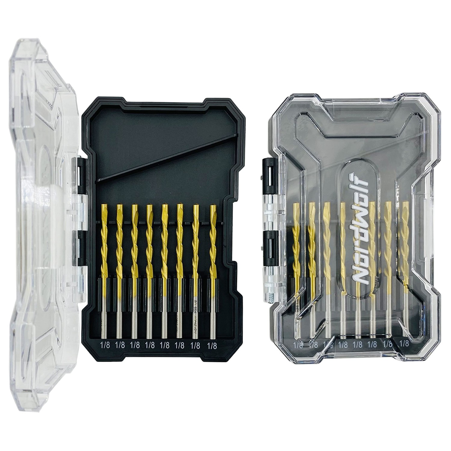 NordWolf 16-Piece HSS Titanium Nitride Drywall Cut Out Bit Set, 1/8 ...