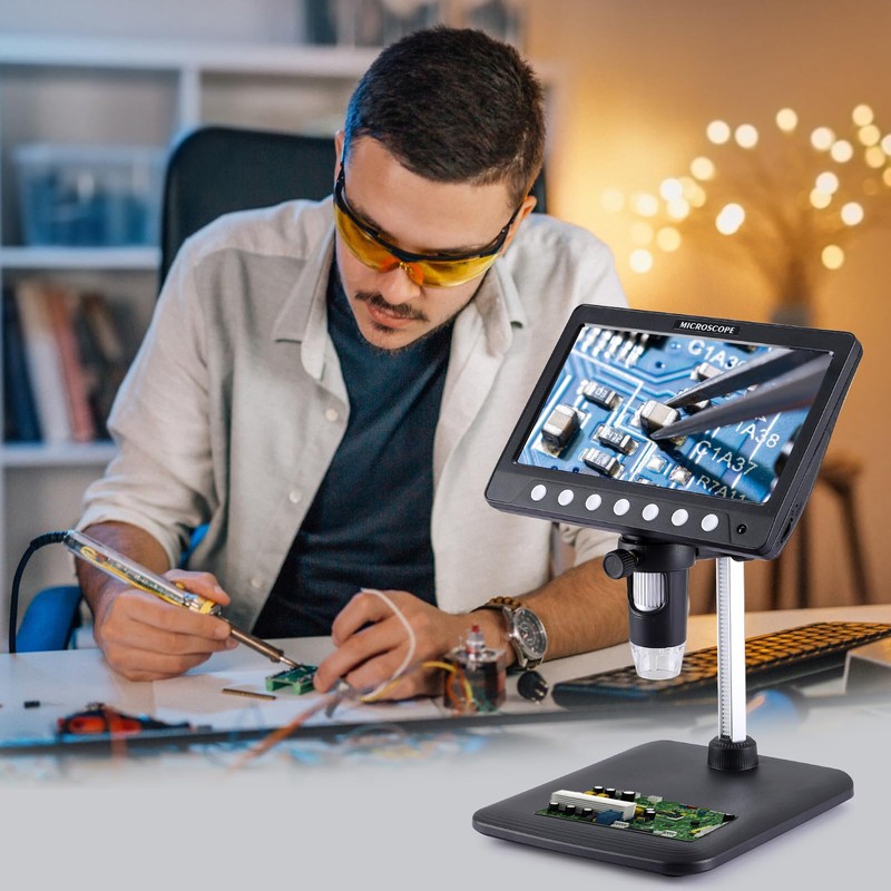 Koolertron Digital Microscope, 1080P HD 1000X Microscope, USB Microscope Microscope