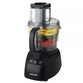 BLACK+DECKER Black & Decker FP2500B PowerPro Wide-Mouth 10-Cup Food Processor, Black