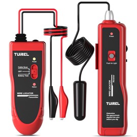 Underground Wire Locator, Underground Cable Locator with Rechargeable 1100mAh Battery, Cable Tester for Pet Fence