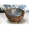 India House Soapstone Smudge Bowl for Scrying - 5”x 2”