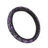 SEANATIVE Purple Camo Hunting Car Steering Wheel Cover Universal Car