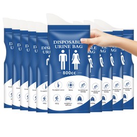 Zosenyer Urinella for Women, 10 Urine Bags Baby 800 ml, Can Be Used As Anywhere Spit Bag, Vomiting Bag, Camping Toilets Used in Campsites, Parks and Vehicles