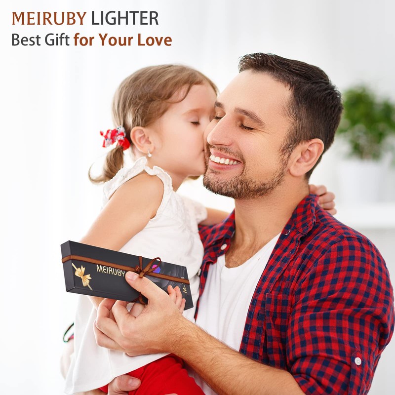 MEIRUBY Lighter Stocking Stuffers for Adults Wife Mom, Electric Candle