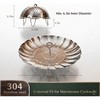 Premium 304 Stainless Steel Foldable Steamer for Cooking – Expandable