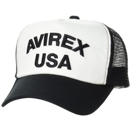 Avirex MESHCAP USA Hat, white